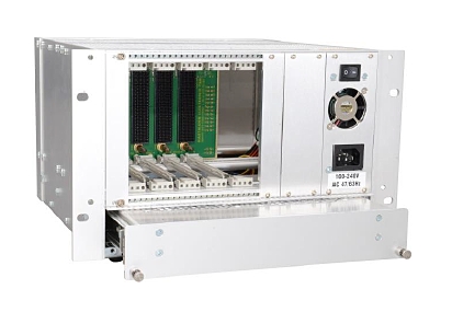 4U 50HP VPX Chassis with fan try 5 Slot Full mesh Backplane (and rear I/O) with 300W ATX Power Supply