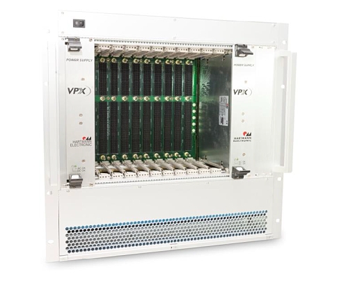 4U 84HP VPX Chassis with fan tray, 8 Slot BKP6-CEN10-11.2.4-4 Backplane with rear I/O and 2x 1000W Power Supplies