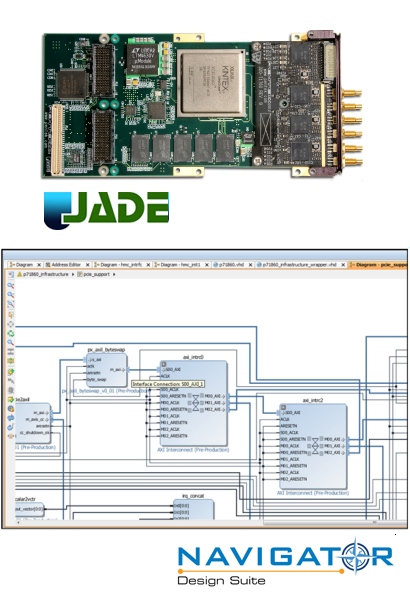 pentek jade ultrascale analog io cards