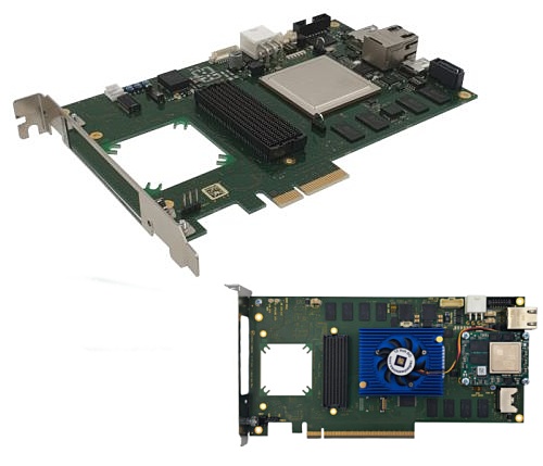 techway pcie carrier cards with backend FPGA and FMC+ site